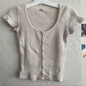 Brandy Melville button up top